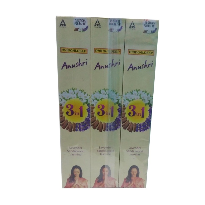 Mangaldeep Anushri 3 in 1, Rs. 10 | Pack of 12